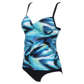 우먼 Tankini Flavia 004148 550 42 블랙 Multi 블랙 7608389