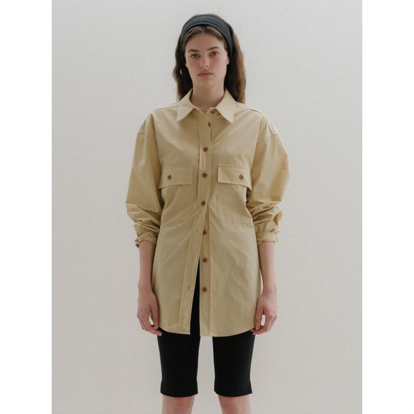 [리퍼브]U Over Big Pocket Shirt_2colors