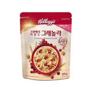 농심 크랜베리 아몬드 그래놀라 500g x12개