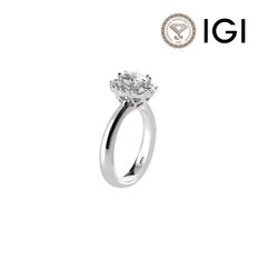 IGI 1.05ct E VVS2 14k 랩다이아몬드 1캐럿 테일러 링