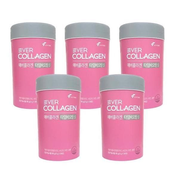 [뉴트리]  에버콜라겐 타임 비오틴 셀 3g x 30포 5통 -SDL- (S32591789)