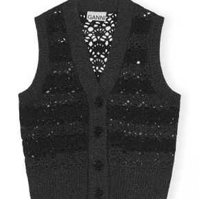 CROPCHET V-NECK VEST K1821 099 크로셰 니트 베스트