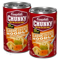 캠벨 스프 치킨 누들 스프 18.6oz(527g) 2개/4개/6개 CAMPBELL CHUNKY CHICKEN NOODLE SOUP