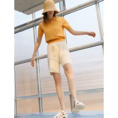 [정상가99,000원] Cool Knit Shorts  Ivory (WE235UC420)