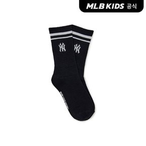 (공식)26N 베이직 스트라이프 크루 양말 NY (Black) 7ASOB306N-50BKS