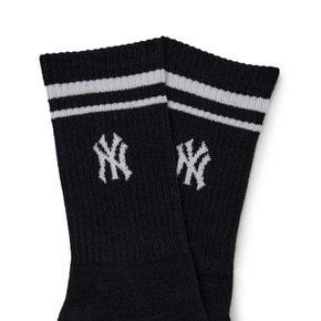 (공식)26N 베이직 스트라이프 크루 양말 NY (Black) 7ASOB306N-50BKS