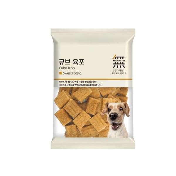 확대된 대표 무마진 큐브 육포 고구마 80g(1)