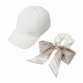 WOMEN HAIR SCRUNCH CAP_NURCW24402IVX