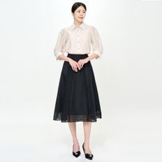 체크 A라인 스커트 MZBGWS4870