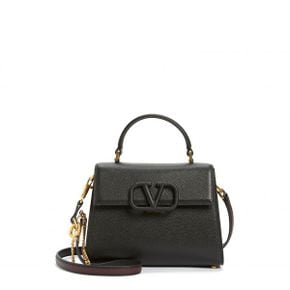 우먼 Valentino Garavani V슬링 레더 탑핸들백 핸드백 백 가방 R82 Nero/ Rubin 9274393