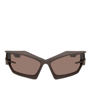 브라운 기브 컷 선글라스 GV40049U6949E MATTE DARK BROWN/BRO