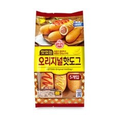 맛있는 오리지널 핫도그 400g (5개입)