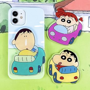 그립 톡홀더 SHINCHAN 짱구는못말려 붕붕카 빅아크릴 스마트톡 스마트링 손잡이 거치대