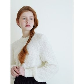 Kidmo Hair Tail Round Knit Top Sweater