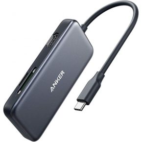 영국 앤커 허브 Anker USB C Hub Adapter 5in1 with 4K to HDMI SD and microSD Card Reader 2 3