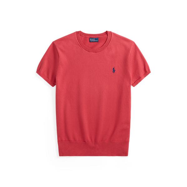 여성 숏 슬리브 크루넥 스웨터(WMPOSWENC021549600)