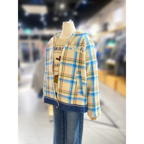 [여주점] 시네마 체크 점퍼 (BAJP02511)