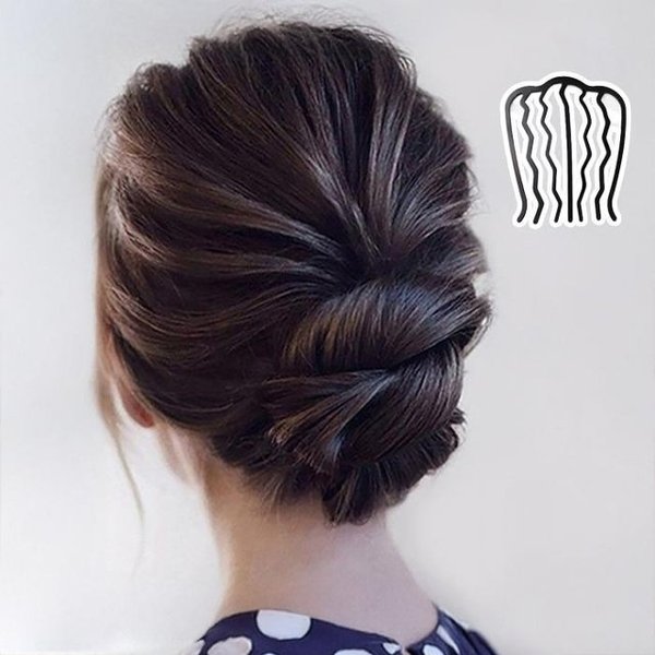 [써니 패션]심플 데일리 올림머리 U자비녀 헤어핀 4개