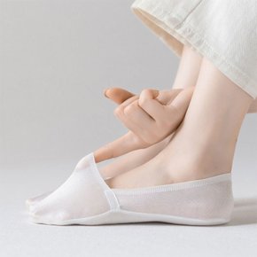 / 슬림 스판덱 실리콘 코튼 페이크 삭스 덧신