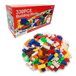 클래식 기본형 330PCS 호환블럭 6컬러 12종 리필 블록 놀이 장난감_P394966469