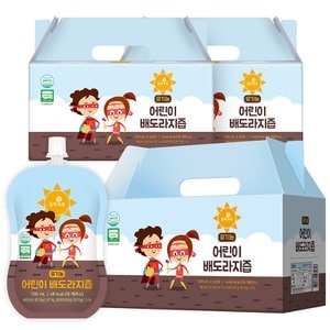  몸애쏙쏙 유기농 어린이 배도라지즙  국내산 과채주스 30포 3박스(90포) 도라지배즙