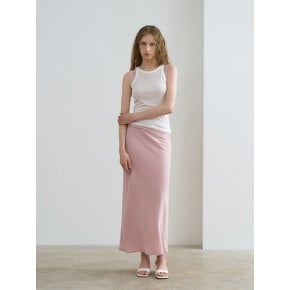 Dobby Chiffon Long Skirt