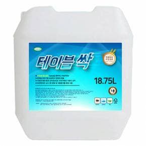 테이블세정제 테이블싹18.75L 99.9프로살균탈취안전