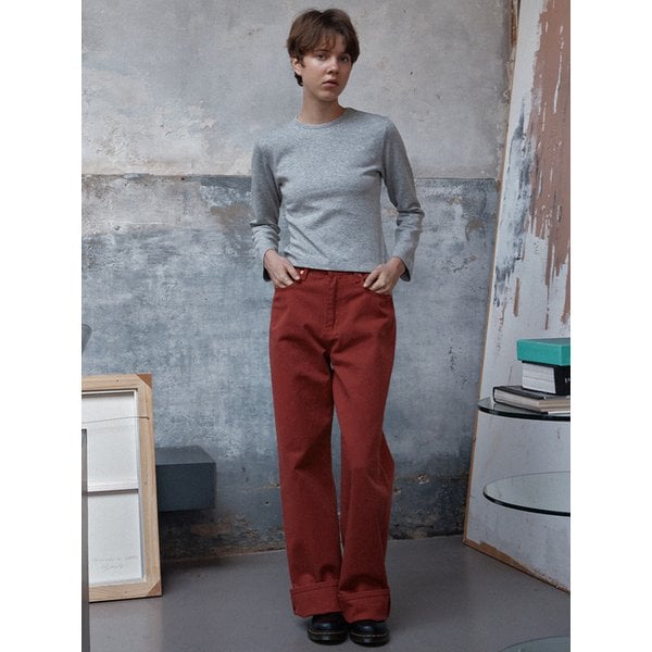 alldy long tee - gray