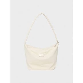 GLOSSY WAVE CROSS BAG [IVORY]