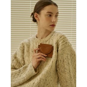 Heart wallet - Maple brown