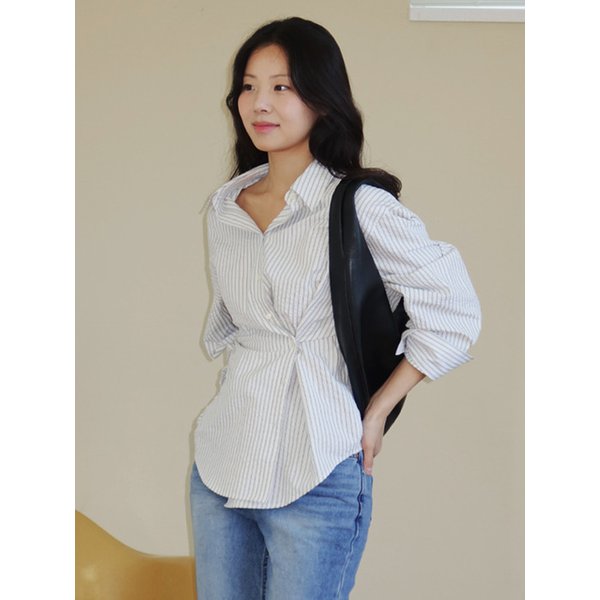 SITP5256 노블 언밸런스 랩 ST 셔츠_Ivory