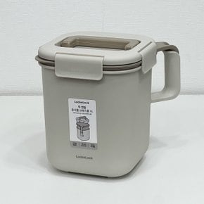 음식물 쓰레기통 분리수거함 3L 라이트브라운