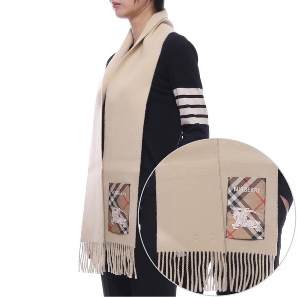 [부산점] 25FW 여성 EKD 캐시미어 머플러 (8103995 NUTMEG W 25F)