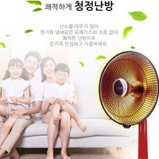 유니맥스 UMH-2102CL 전기히터 스탠드형 빨강 900w