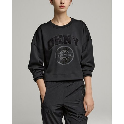 DKNY 시즌오프30%크루넥 로고 스웻셔츠 (DW2E7TTS057W)