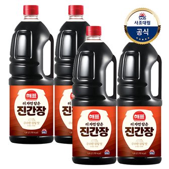 대림선 [사조대림] 더자연담은 진간장 1.8L x4개