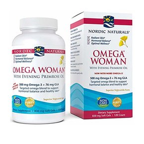 [해외직구]Nordic Naturals Omega Woman 노르딕 네츄럴스 오메가 우먼 500mg 120소프트젤