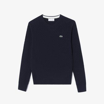 라코스테 [시흥점] 여성 케이블 크루넥 스웨터 AF073E-54N