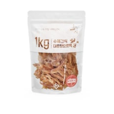 초심 치킨트위스트 1kg 강아지 대용량간식 육포 사사미 져키