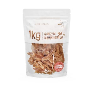  초심 치킨트위스트 1kg 강아지 대용량간식 육포 사사미 져키