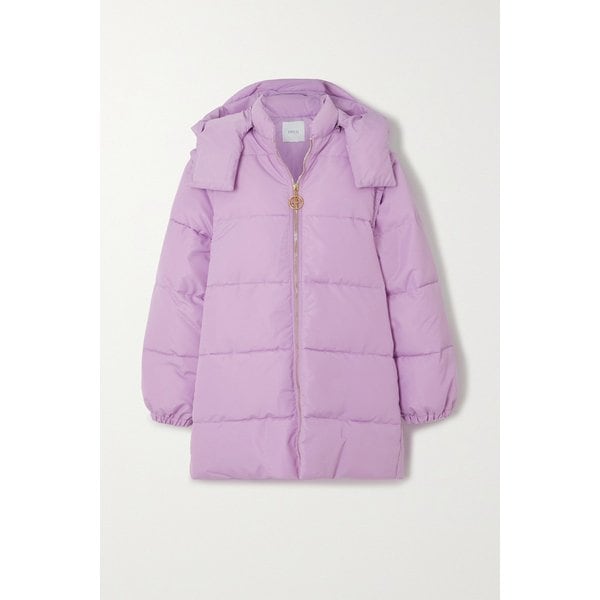 Convertible Hooded Quilted Recycled-shell Parka 라벤더 45666037504878388