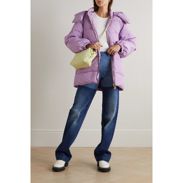 Convertible Hooded Quilted Recycled-shell Parka 라벤더 45666037504878388