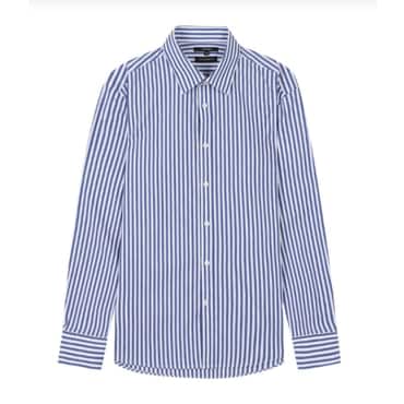 파렌하이트 [24S/S] [FAHREN] 스트라이프 셔츠 (FIBAA5307-NA)