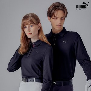 푸마골프 [PUMAGOLF] 22FW 푸마골프 남녀 소프트웜셀 긴팔 카라티 3컬러 택1