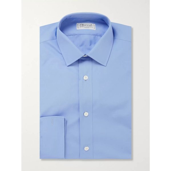 샤르베 블루 코튼 셔츠 429967