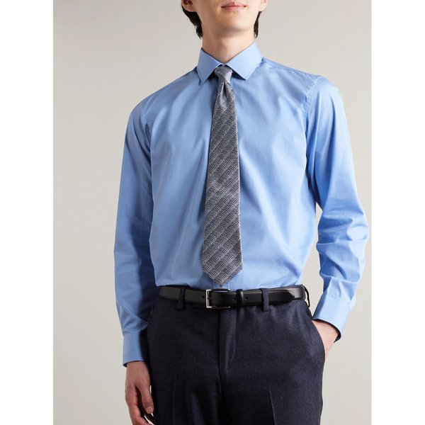 샤르베 블루 코튼 셔츠 429967