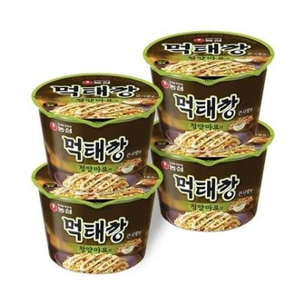  농심 먹태깡 큰사발면 청양마요맛 118g x 4개 / 컵라면 큰컵_