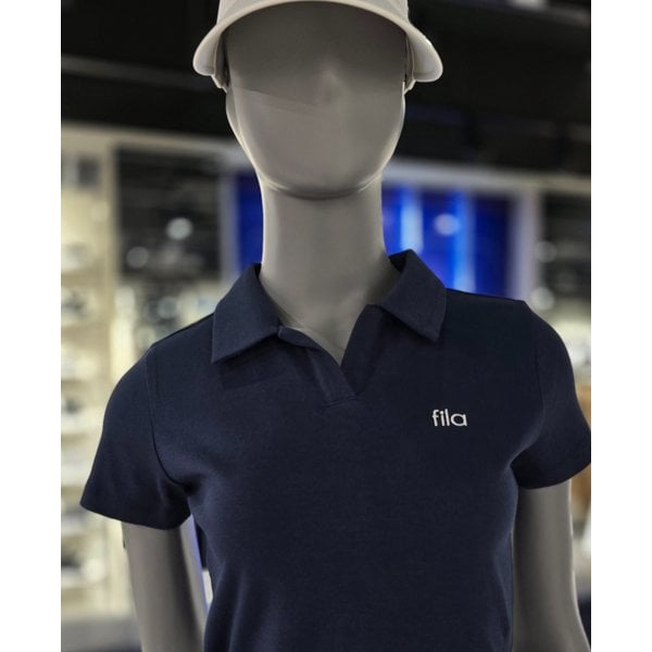 [파주점] 여성 코튼스판 세미크롭 카라티셔츠 (FS2TSH2253F-DNA)