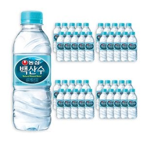 농심 백두산 백산수 330ml 40개 용천수 미네랄워터 안전한생수 미니 생수 배달