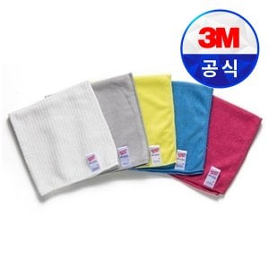  3M주방용품 스카치브라이트 SQ21S 극세사클로스행주 10개입 (그레이 / 레드 / 블루 / 옐로우)